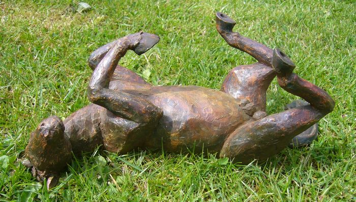 F. de Magneval - Cheval se roulant