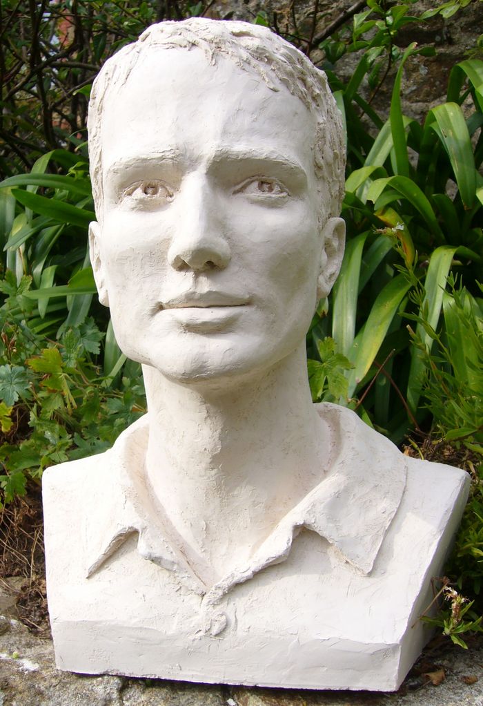 F. de Magneval - Buste de jeune homme