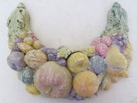 F. de Magneval - Guirlande de fruits et acanthes